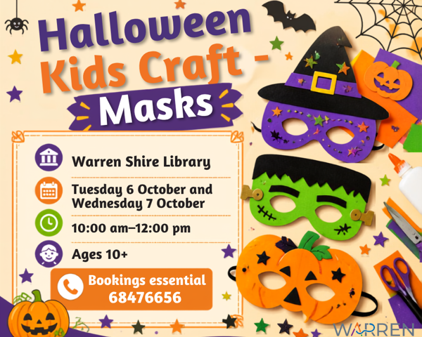 Halloween Kids Craft - Masks